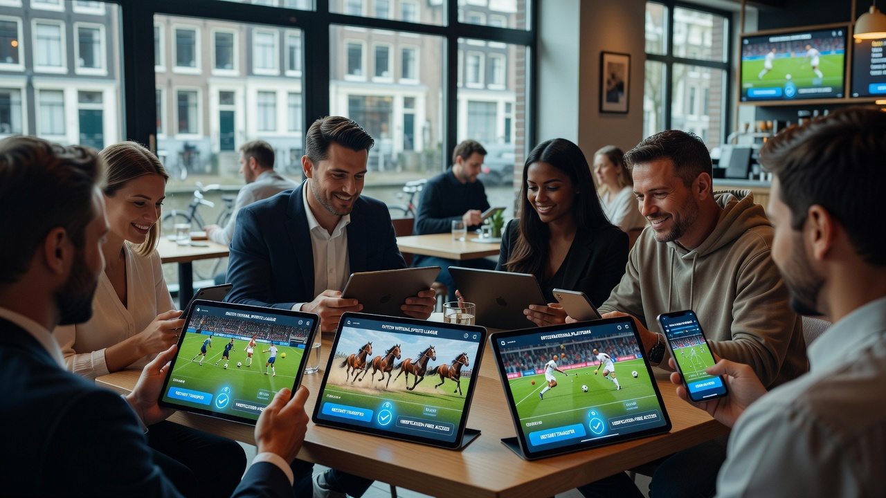 Nederlandse punters die virtuele sporten volgen op digitale platforms met directe transfers
