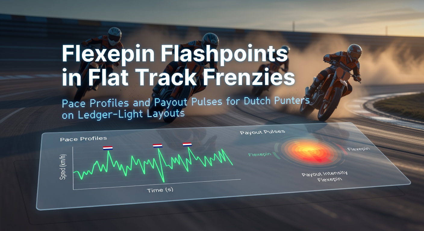 Flexepin-voucher in actie tijdens een spannende flattrack-race, met Nederlandse punter die inzet plaatst op een no-KYC platform
