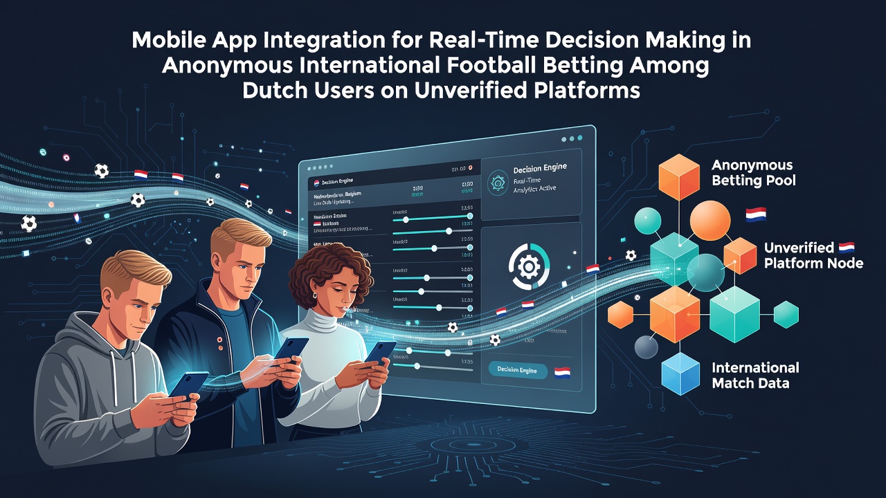 Mobiele app interface voor live voetbalweddenschappen met real-time datafeeds en anonieme gebruikersopties