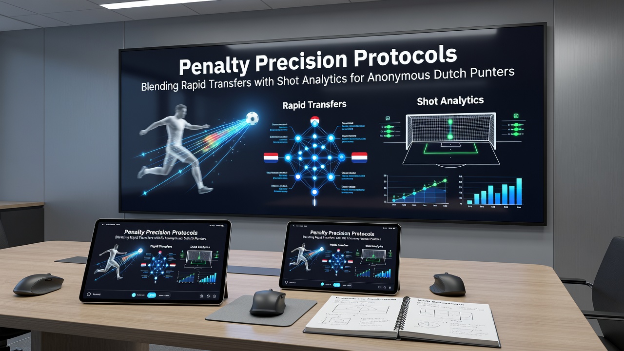 Penalty precisie protocollen met snelle transfers en schotanalyses voor anonieme Nederlandse punters