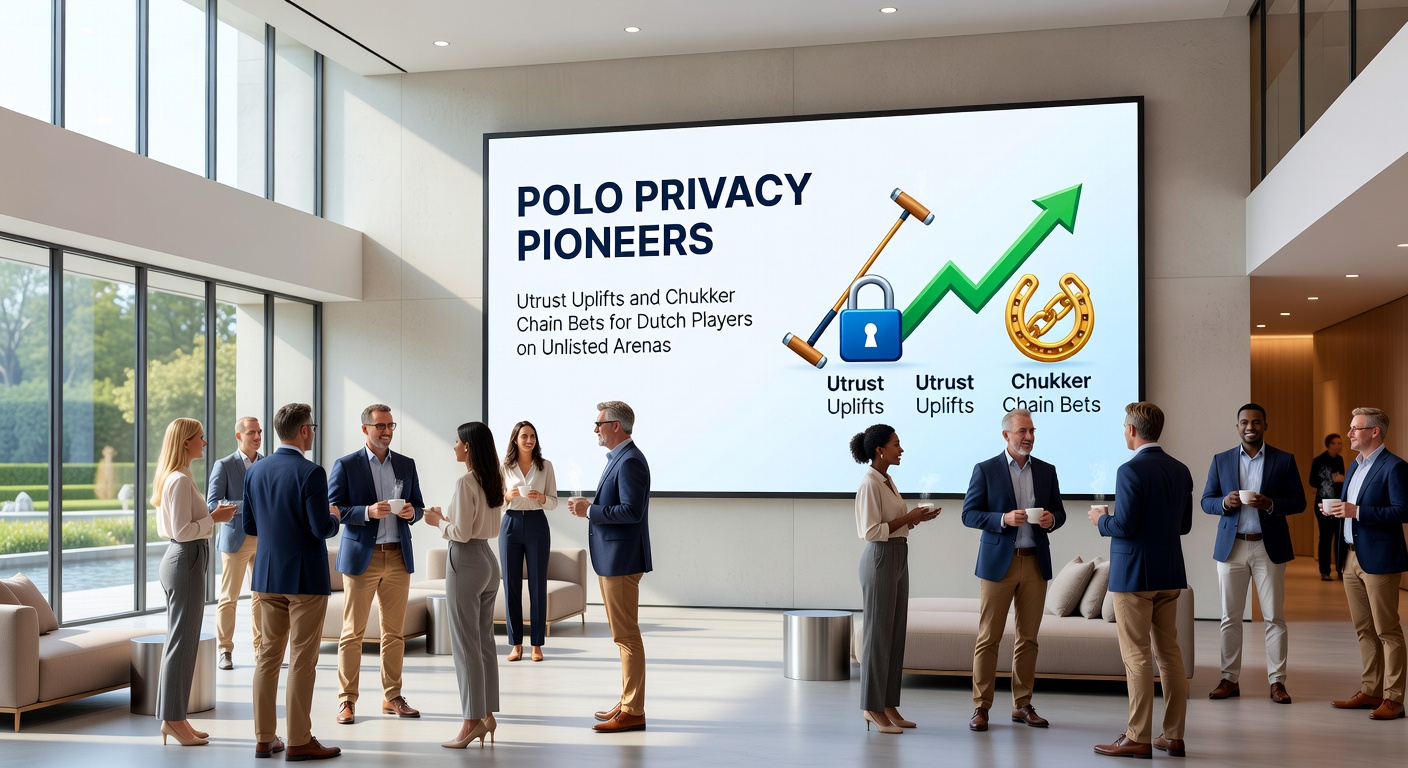 Dynamische polo actie met ruiters in volle galop, bal in beweging tijdens een chukker op een zonnig veld, symboliserend snelheid en strategie in privacygericht wedden