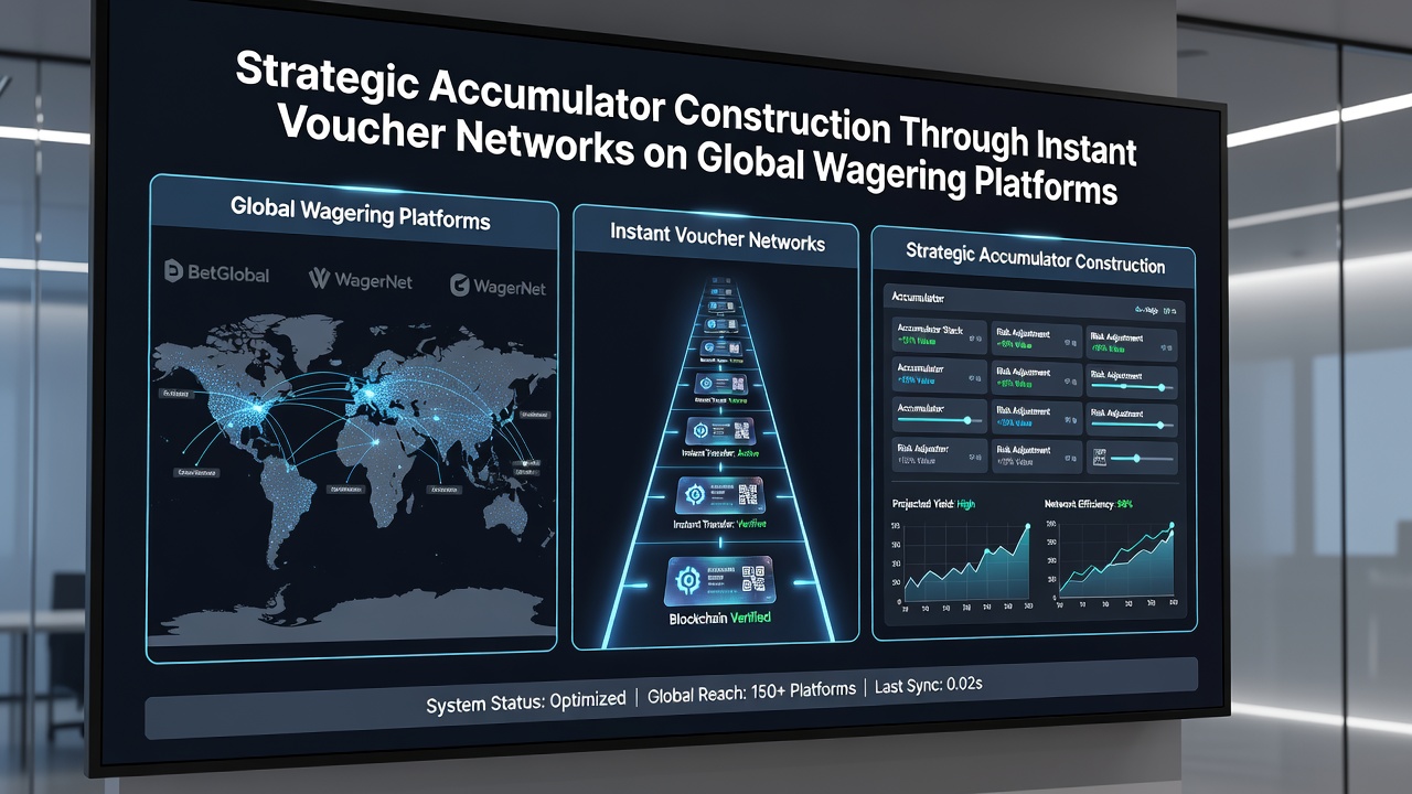 Diagram van accumulator bouw met instant vouchers op globale platforms